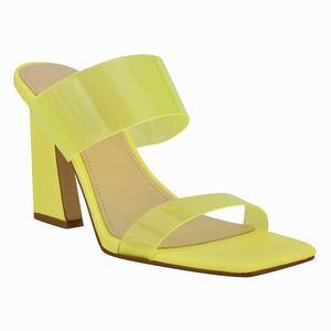 Nine West Instaa Heeled Slides - Yellow - Ireland (JM2497605)